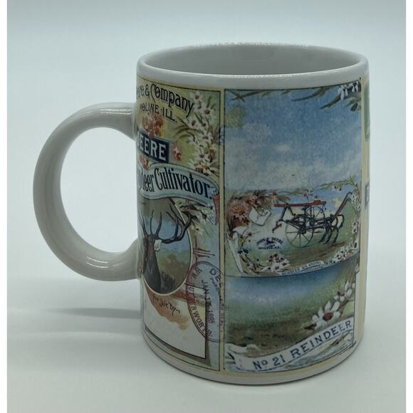 Vtg Everyday Gibson John Deere Nostalgic 11 Oz. Coffee Cup Mug Set of 4 NWOB - Picture 7 of 9